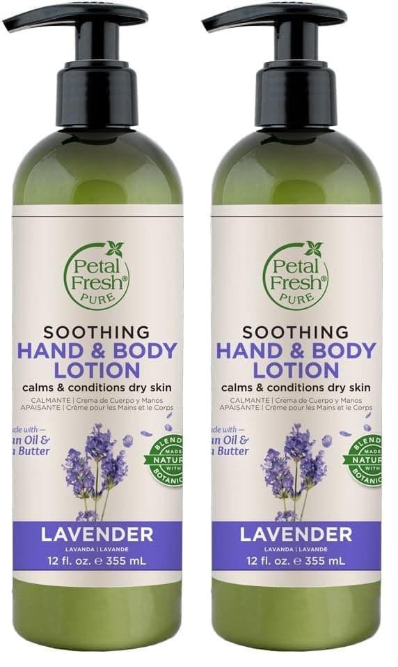 Petal Fresh Lavanta Özlü Yatıştırıcı El ve Vücut Losyonu, 355 ml (2 paketi)