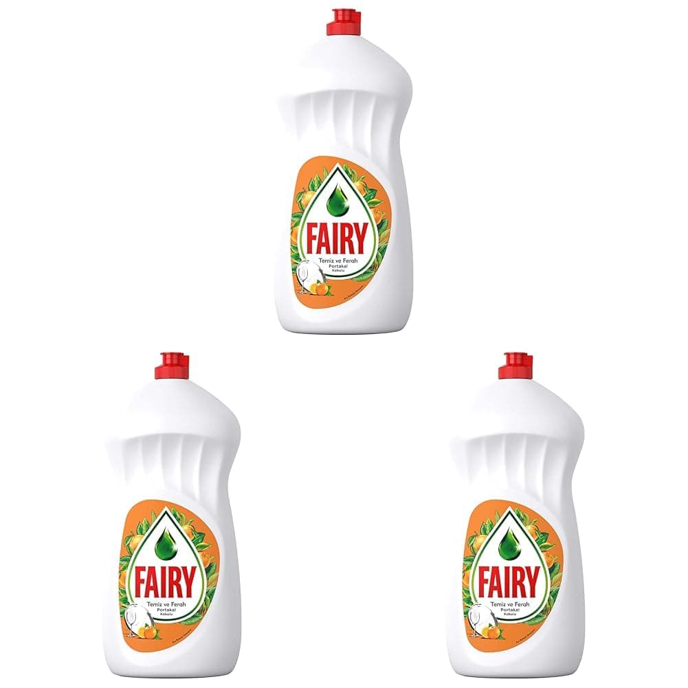 Fairy Sıvı Bulaşık Deterjanı Portakal Kokulu, 1500 ml 3lü paket