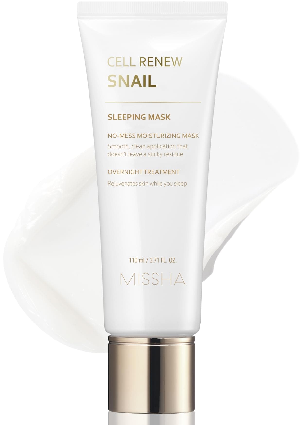 MISSHA Salyangoz Salgısı Özlü Nemlendirici Uyku Maskesi 110ml Super Aqua Cell Renew Snail Sleeping Mask