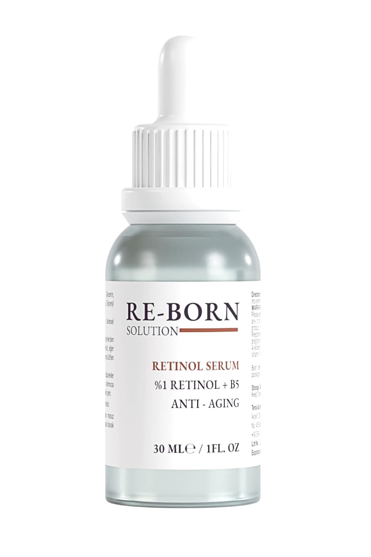 Retinol Serum%1 Retinol + B5 Anti - Aging, 30 ml