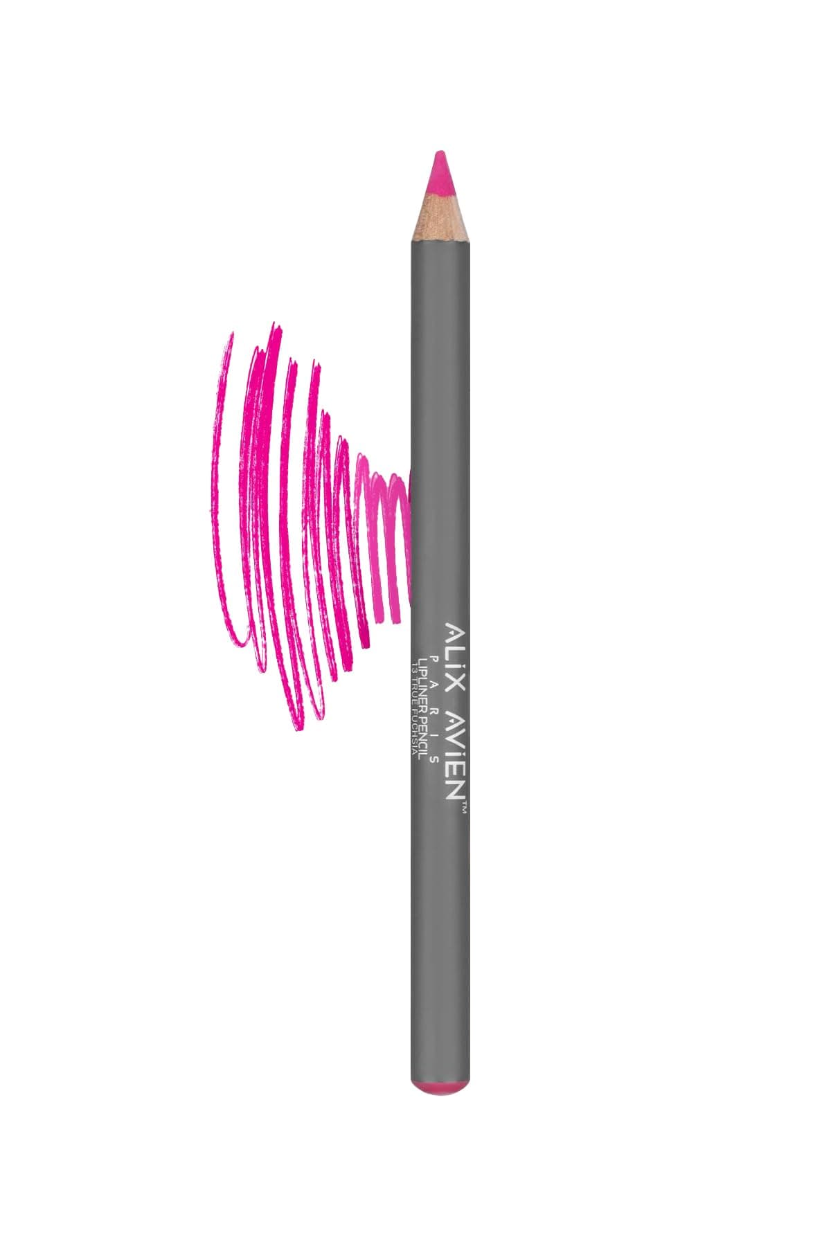 ALIX AVIEN Uzun Süre Kalıcı Dağılma Yapmayan Nemlendirici Dudak Kalemi - Lipliner Pencil 13 True Fuchsia