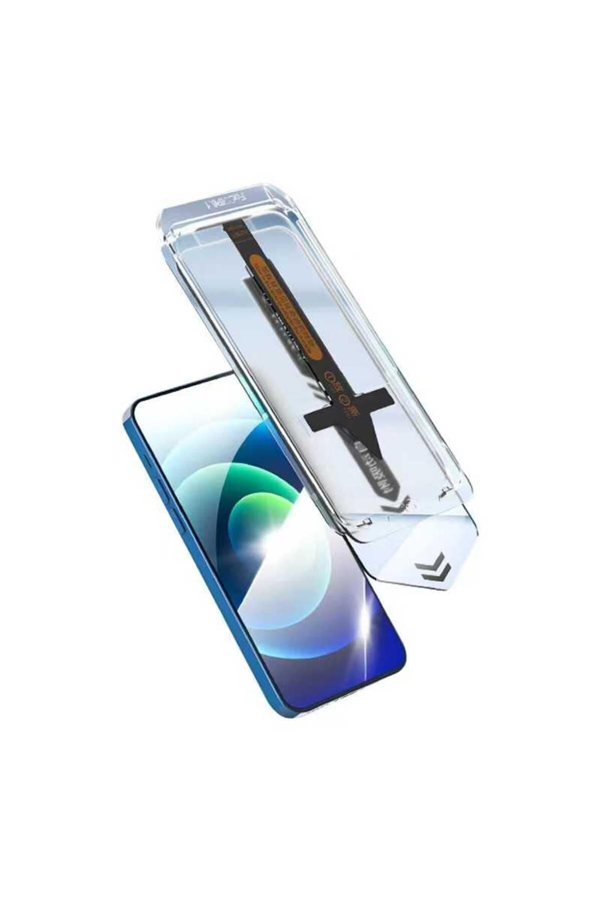Zore Apple ile uyumlu iPhone 15 Plus Süper Fast Temperli Ekran Koruyucu Renksiz