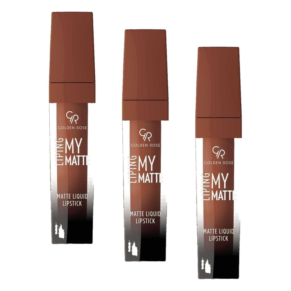 Golden Rose Liping My Matte Likit Ruj No: 29 - Suya Dayanıklı Ultra Mat Ruj (3 paketi)
