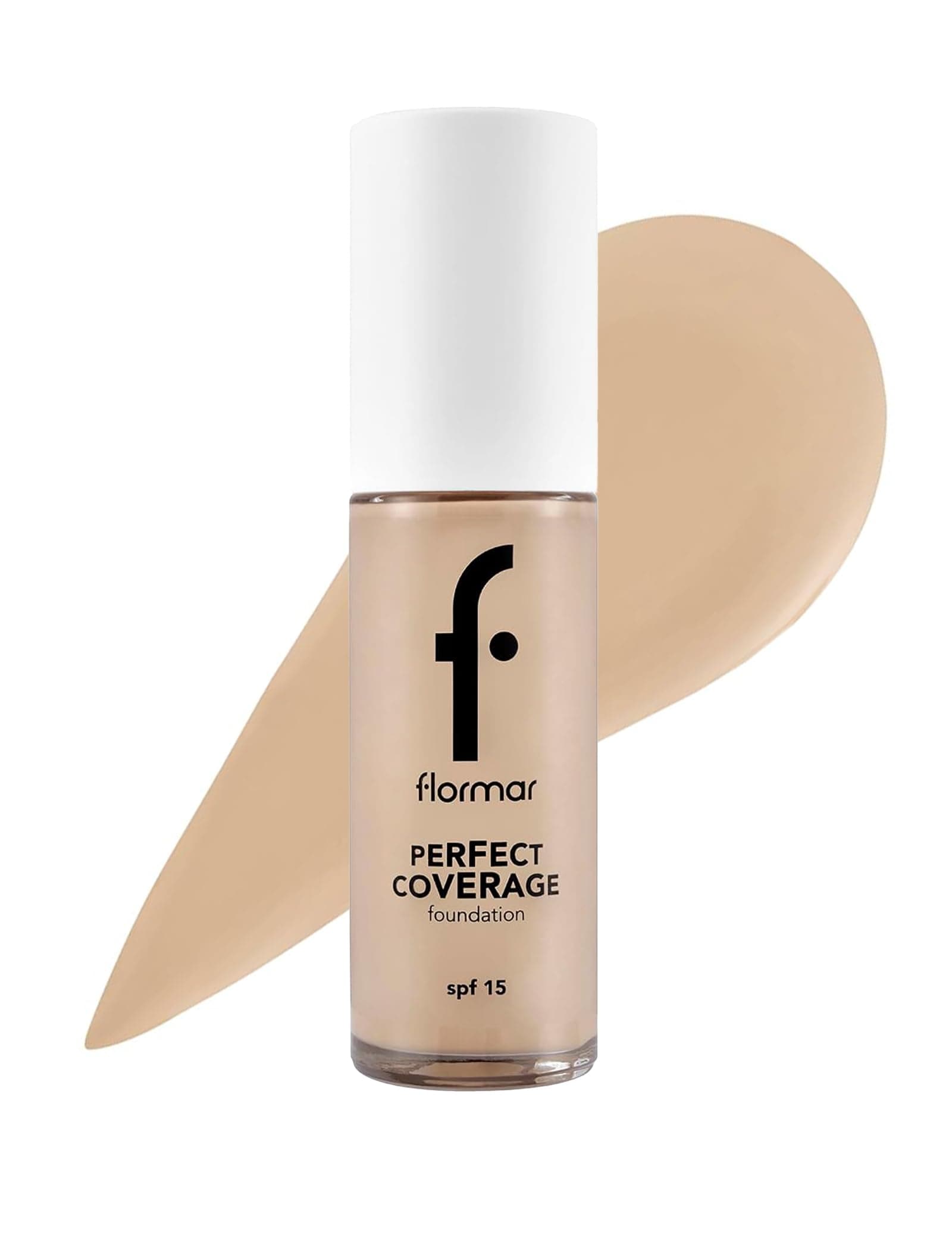 Flormar Perfect Coverage Yüksek Pigmentli & Yarı Parlak Bitişli SPF15 Fondöten