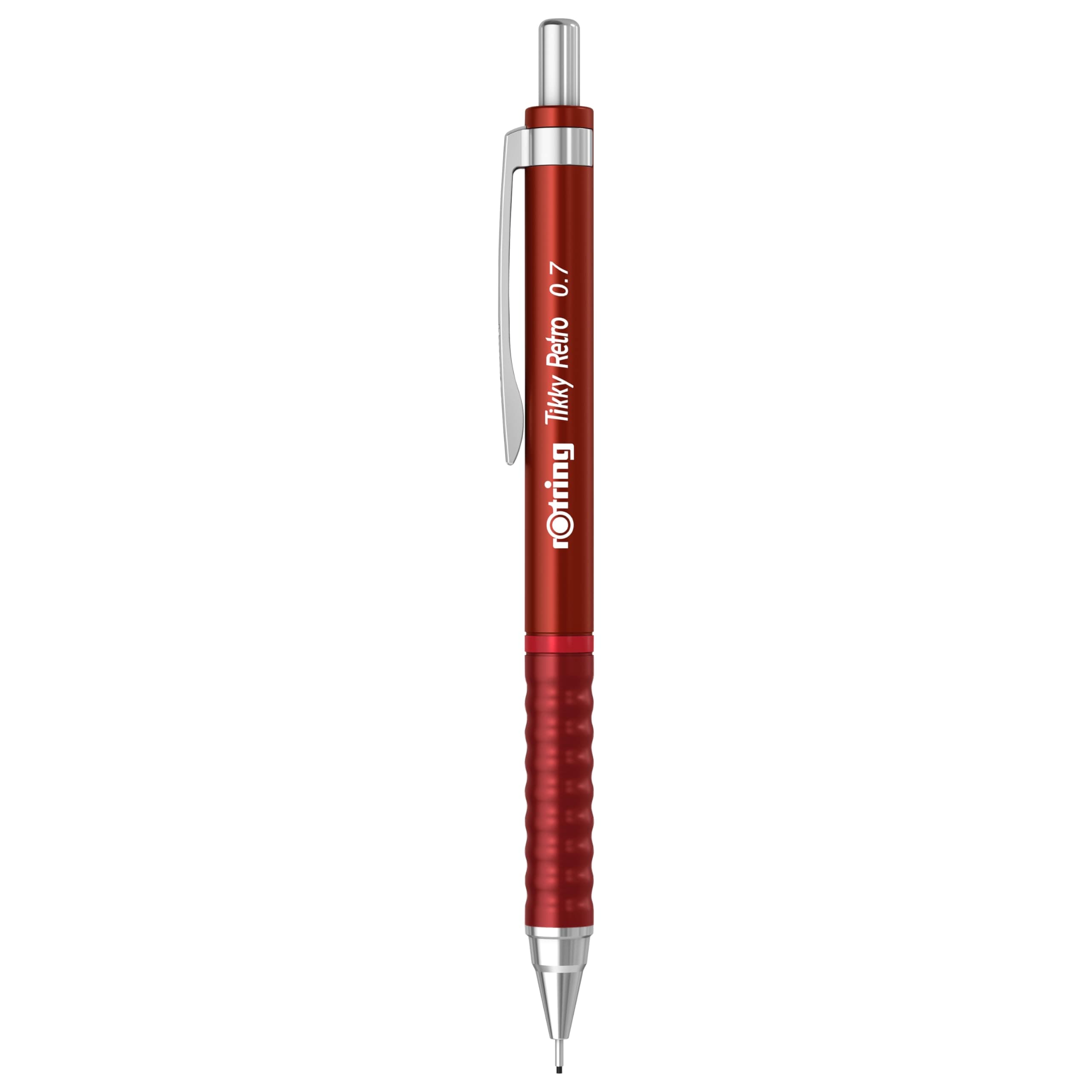 Rotring TIKKY RETRO MEKANIZMALI KKALEM METALİK KIRMIZI 0.7 MM