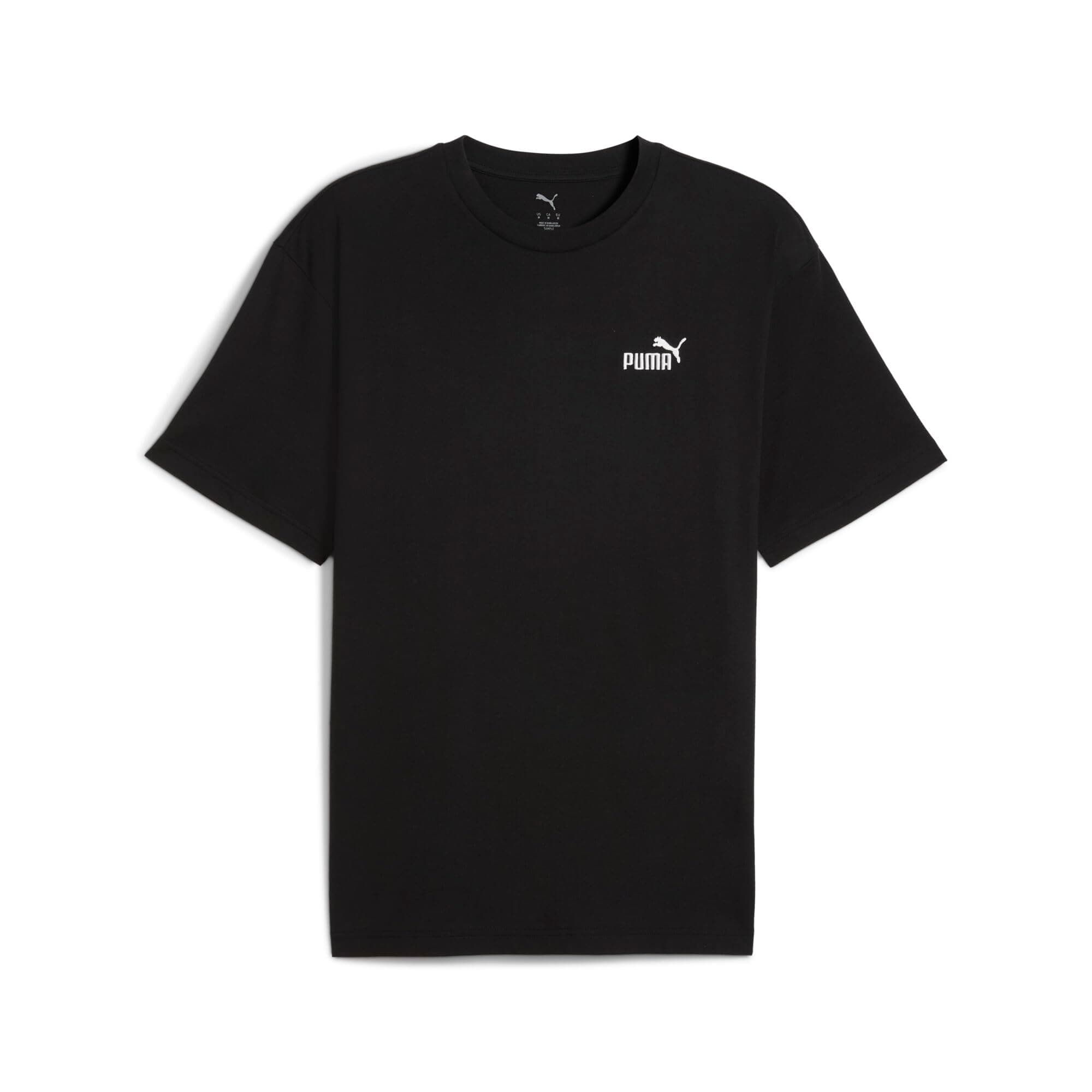 PUMA Ess Relaxed Small No. 1 Logo Tee Tees Üniseks Yetişkin