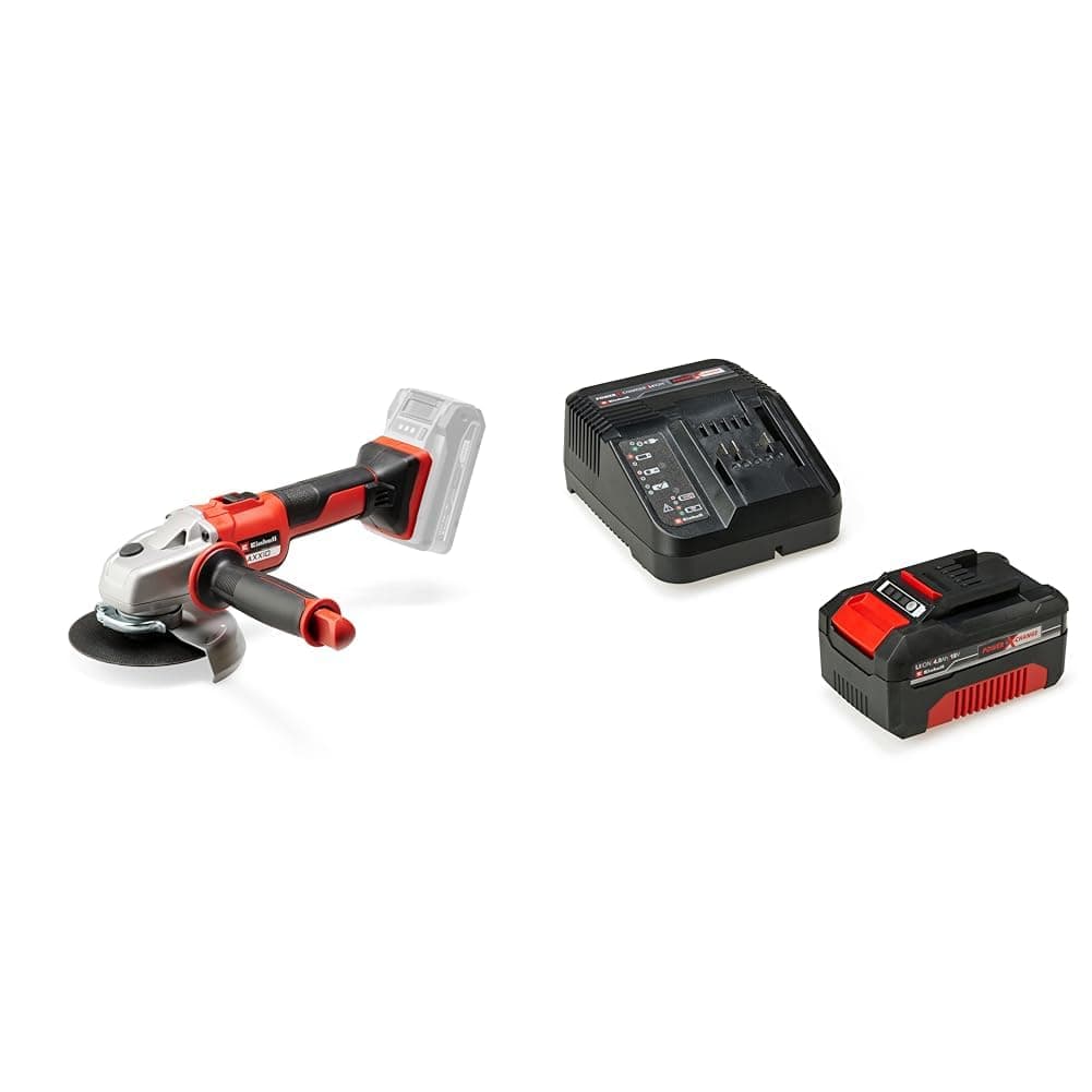 Einhell AXXIO, Akülü Avuç Taşlama ve Einhell 18V 4,0 Ah PXC Starter Kit (Başlangıç Seti)