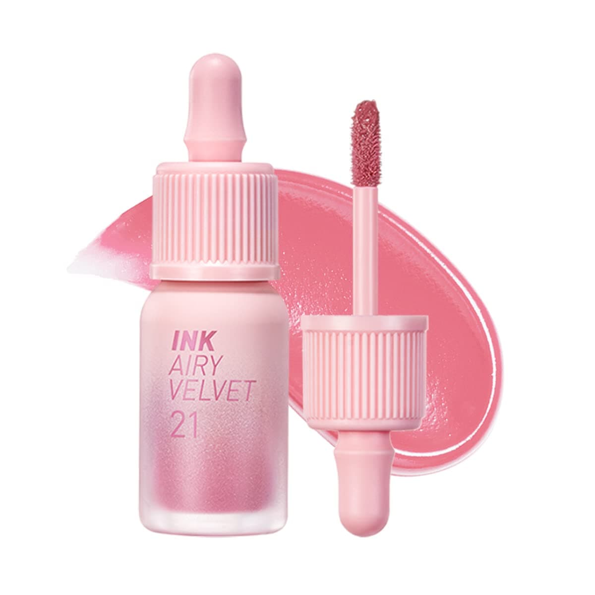 Peripera Uzun Süre Kalıcı ve Hafif Formüllü, Kadife Bitişli Tint Peripera Ink Airy Velvet (21 Fluffy Peach)