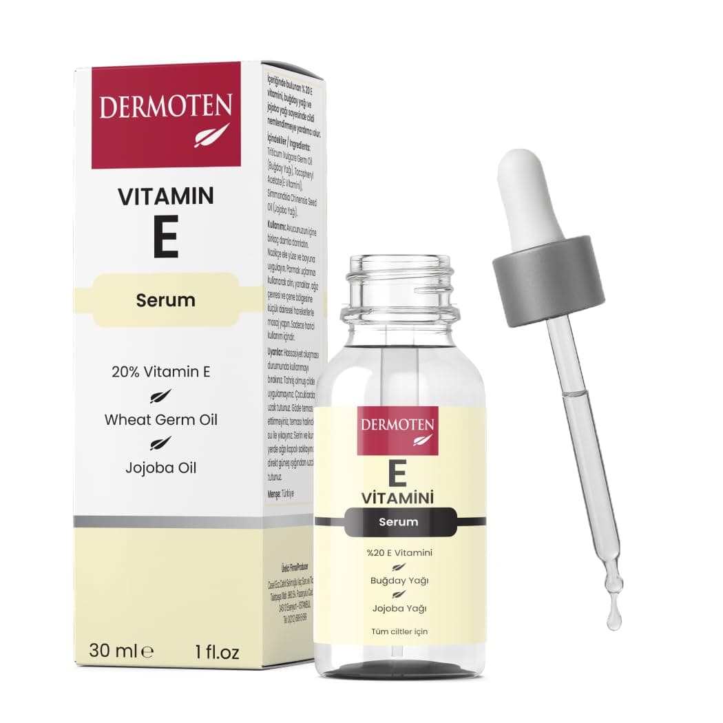 Dermoten E Vitamini Nemlendirici Cilt Bakım Serumu 30 ml