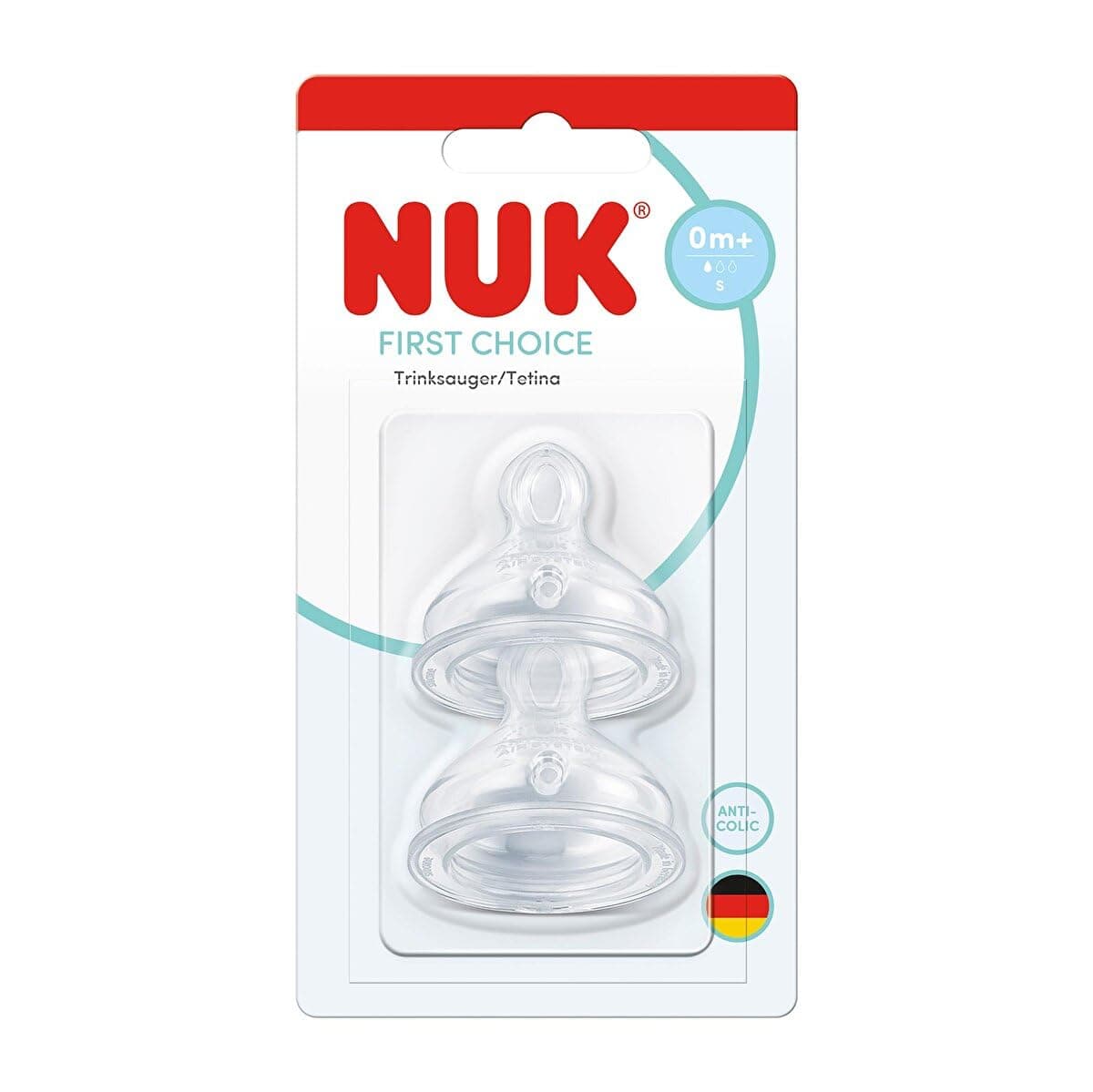 NUK First Choice Silikon Biberon emziği, S