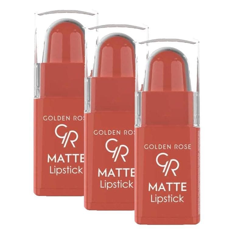 Golden Rose Matte Lipstick (Mini) No:21 - Ruj (3 paketi)