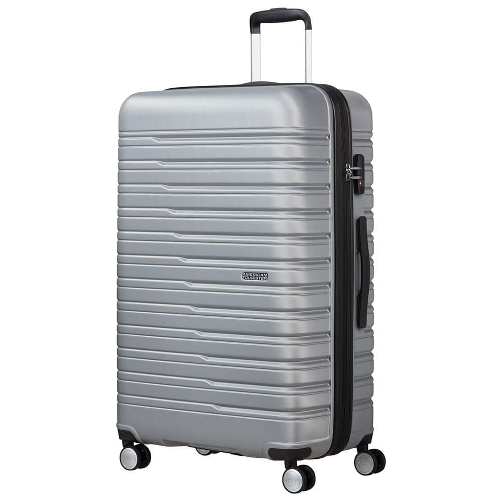 American Tourister Unisex Yetişkin Tekerlekli Valiz, Sky Silver, Gri, 78 cm