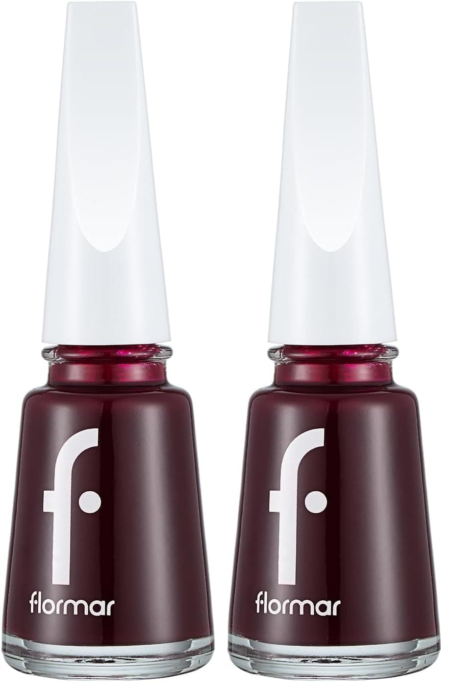 Flormar Klasik Parlak Bitişli Yüksek Pigmentli Oje Nail Enamel 352 Blackstar Red New (2 paketi)