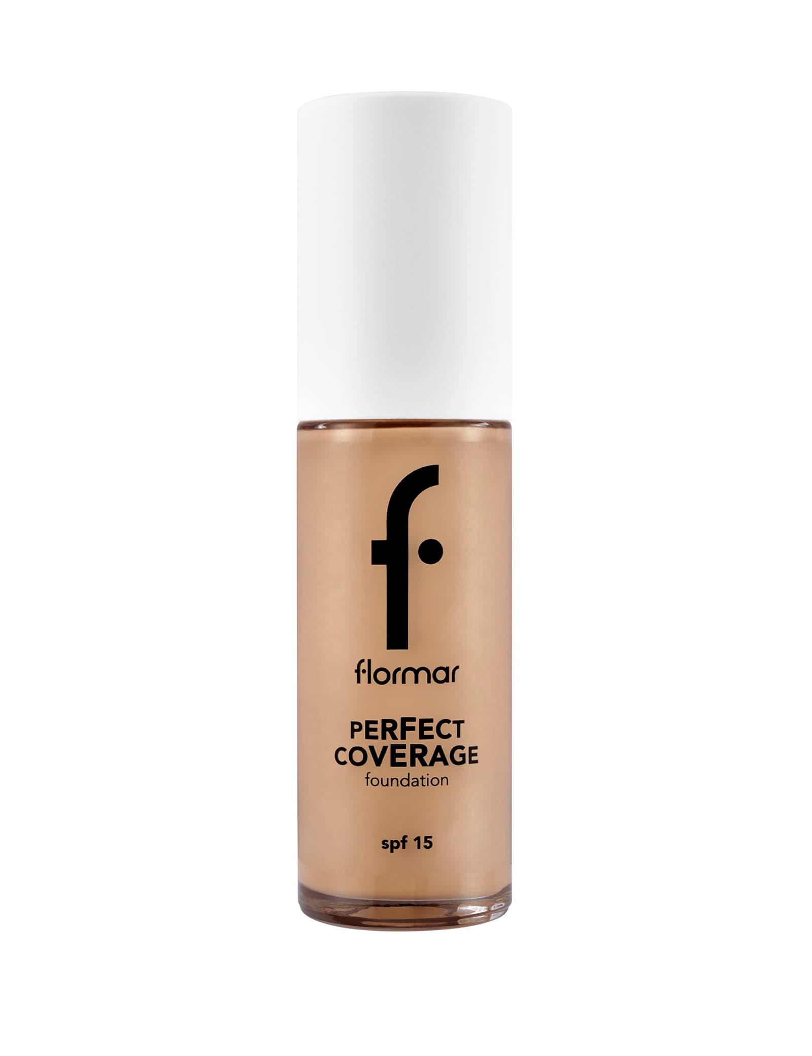 Flormar Perfect Coverage Yüksek Pigmentli & Yarı Parlak Bitişli SPF15 Fondöten