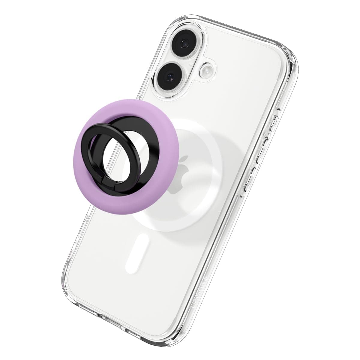 Spigen MagSafe Destekli Modeller ile Uyumlu Telefon Tutucu Halka Nano Pop Mag Fit Stand özellikli Purple - AMP09030