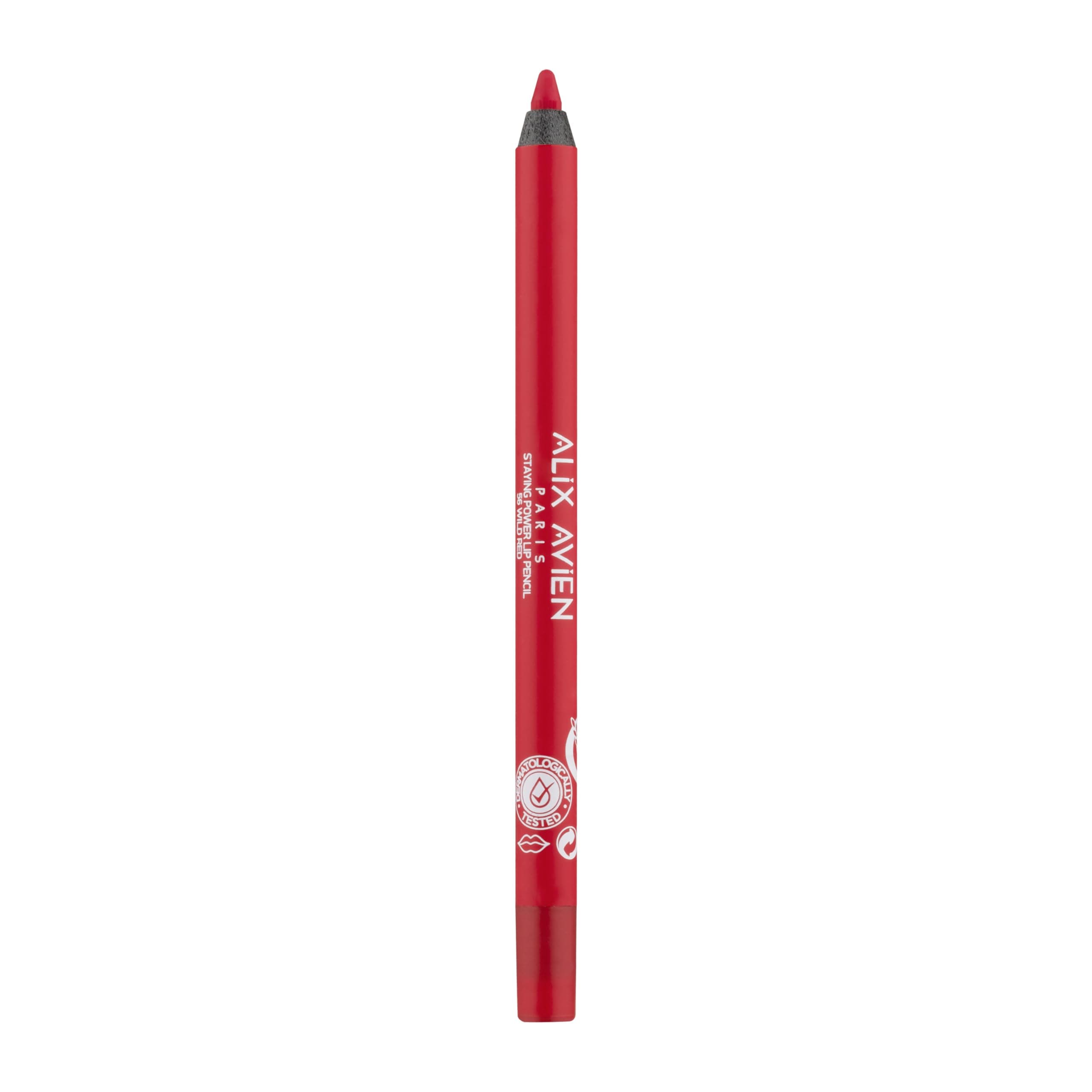 ALIX AVIEN Suya Dayanıklı Uzun Süre Kalıcı Yumuşak Dudak Kalemi - Staying Power Lip Pencil 56 Wild Red