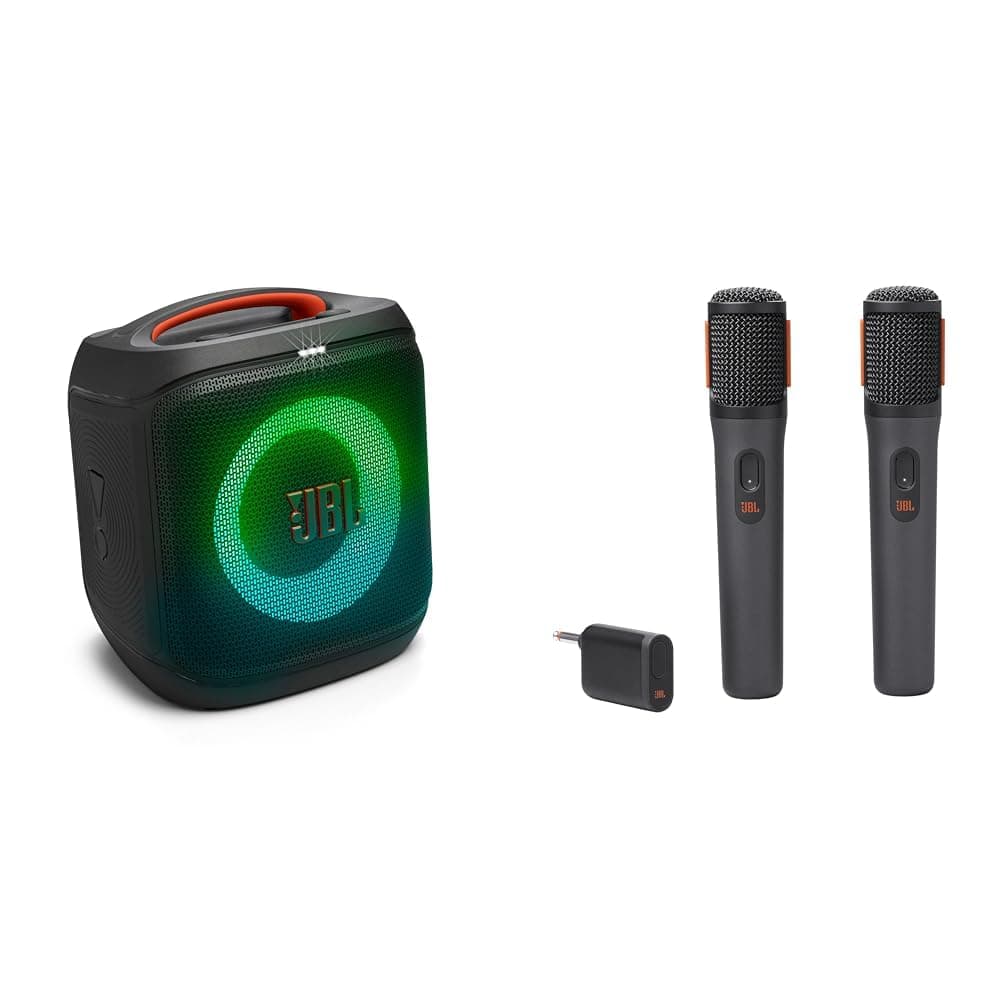 JBL PartyBox Encore Essential 2 Taşınabilir Hoparlör ve Kablosuz Mikrofon Seti