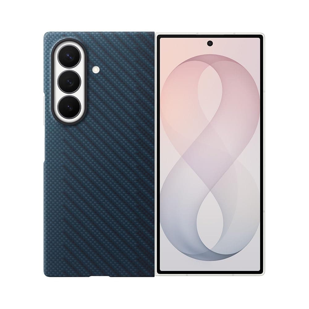 Galaxy Z Fold8 Ultra Karbon Magnet Kılıf - Lacivert