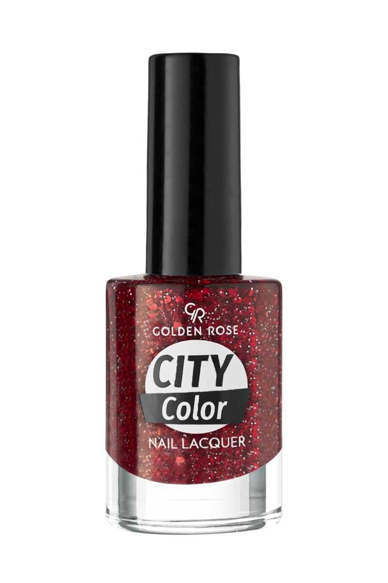 Golden Rose City Color Nail Lacquer Glitter No: 110 - Işıltılı ve Uzun Süre Kalıcı Oje 10.2 ml