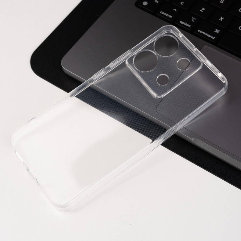 Zore Xioami ile uyumlu Redmi Note 13 Pro 5G 2mm Anti Shock Silikon Renksiz