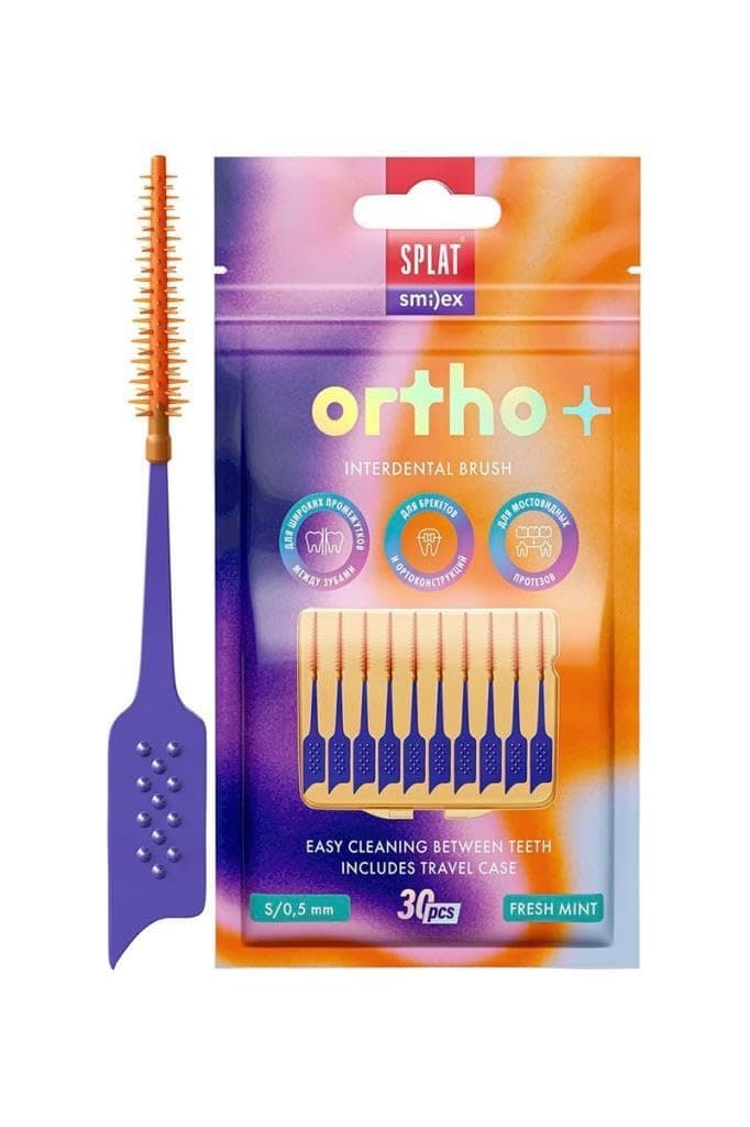 Splat Smilex Ortho Arayüz Fırçası Yumuşak 30'lu Nane