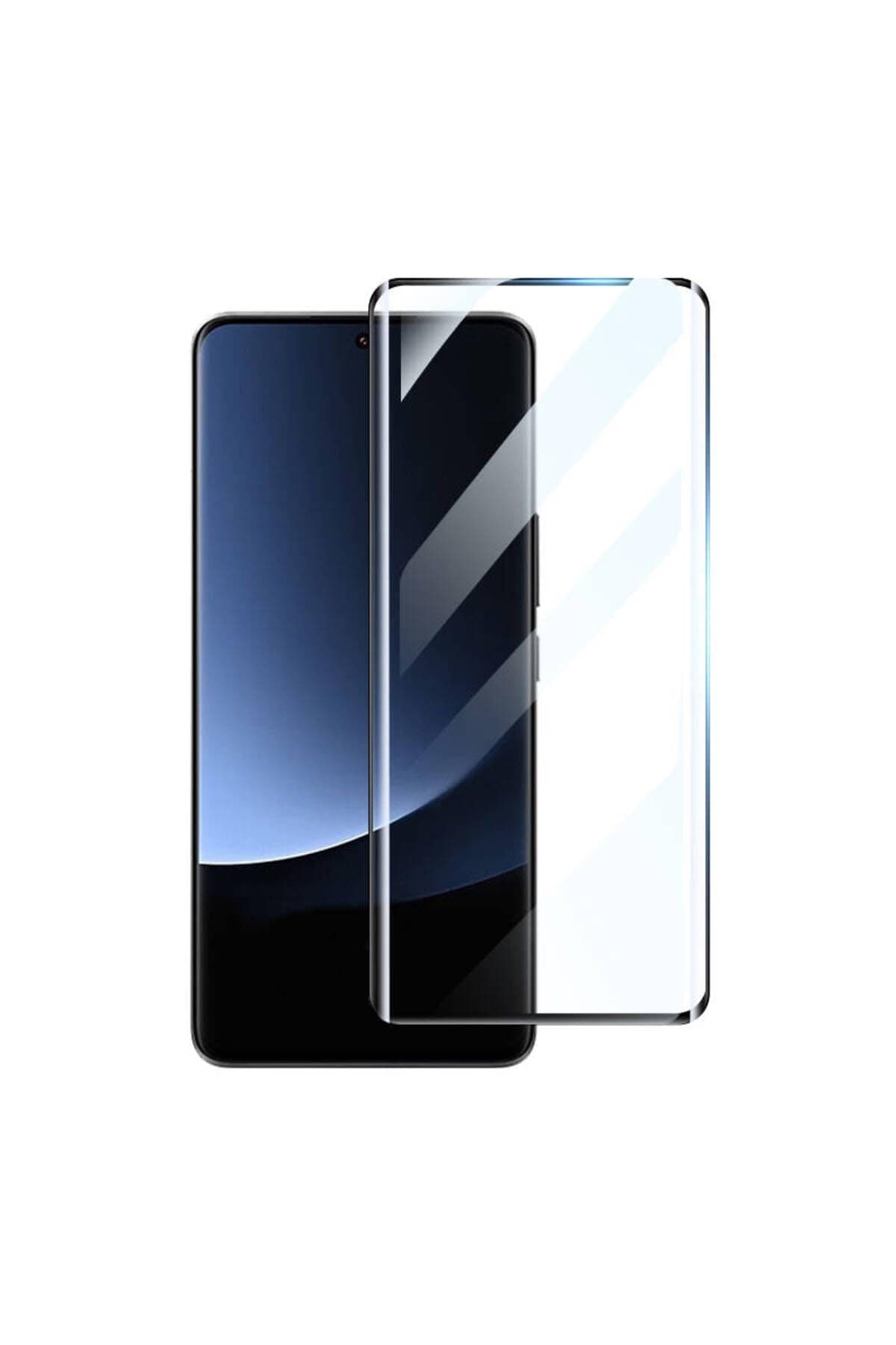 Zore Xiaomi ile uyumlu Redmi Note 13 Pro Plus 5G Süper Pet Ekran Koruyucu Jelatin Siyah