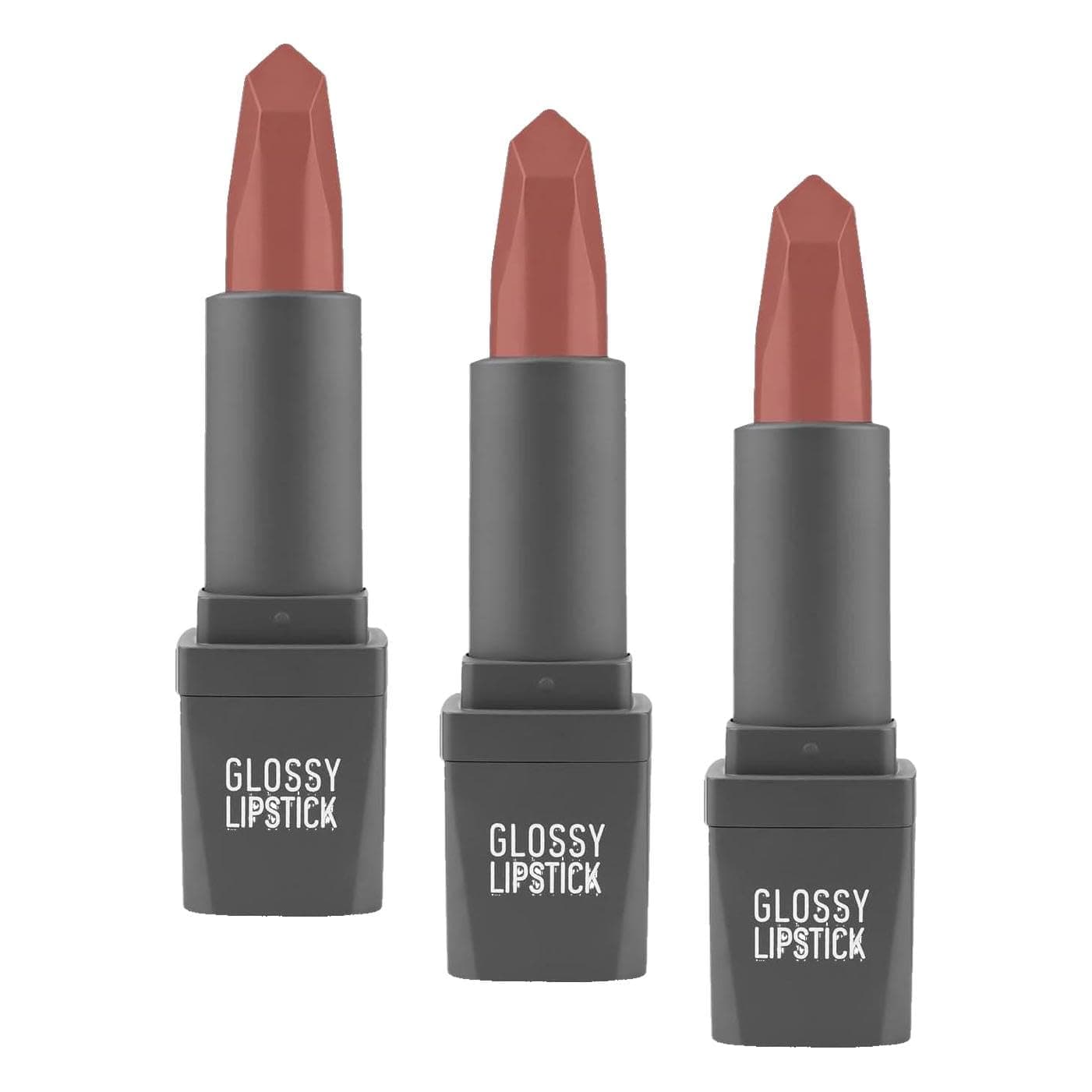 ALIX AVIEN Uzun Süre Kalıcı Yoğun Renk Veren Nemlendirici Parlak Ruj - Glossy Lipstick 305 Rose Apricot (3 paketi)