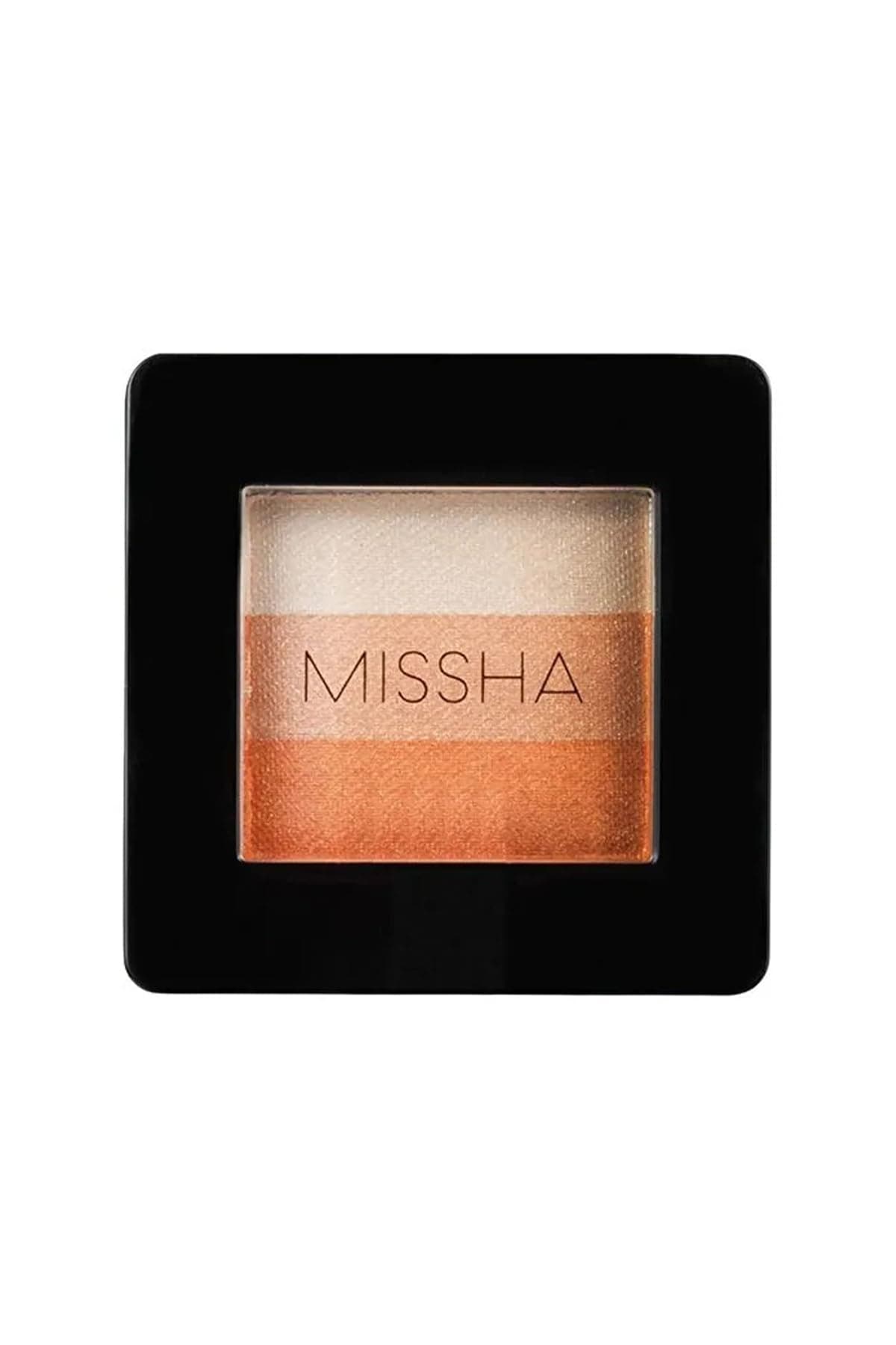 MISSHA Yumuşak Dokulu, Dökülme Yapmayan 3 Renkli Göz Farı Triple Shadow No.8 (ORANGE PARADE)