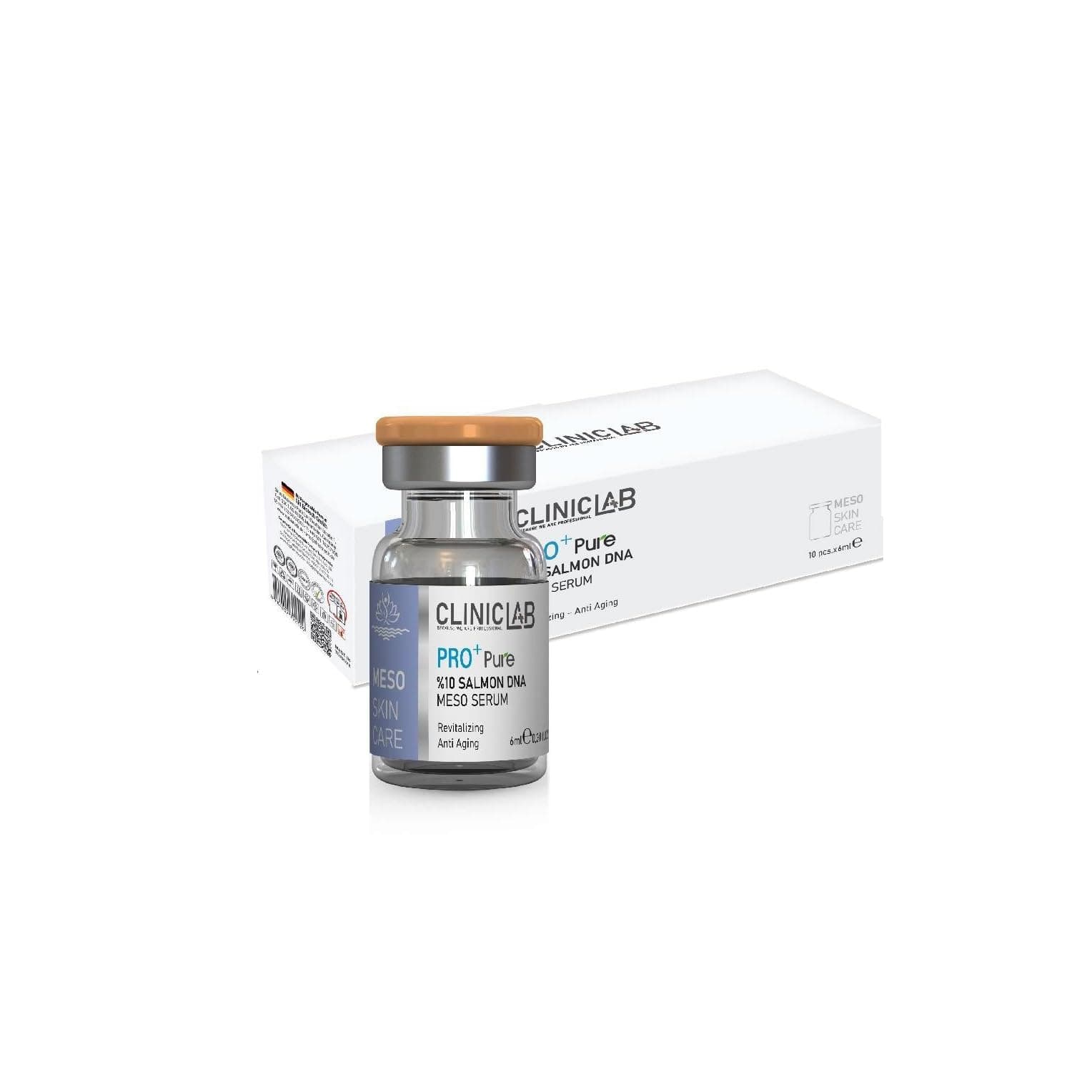 Cliniclab%10 Salmon DNA Meso Serum 6 ml x 10 adet