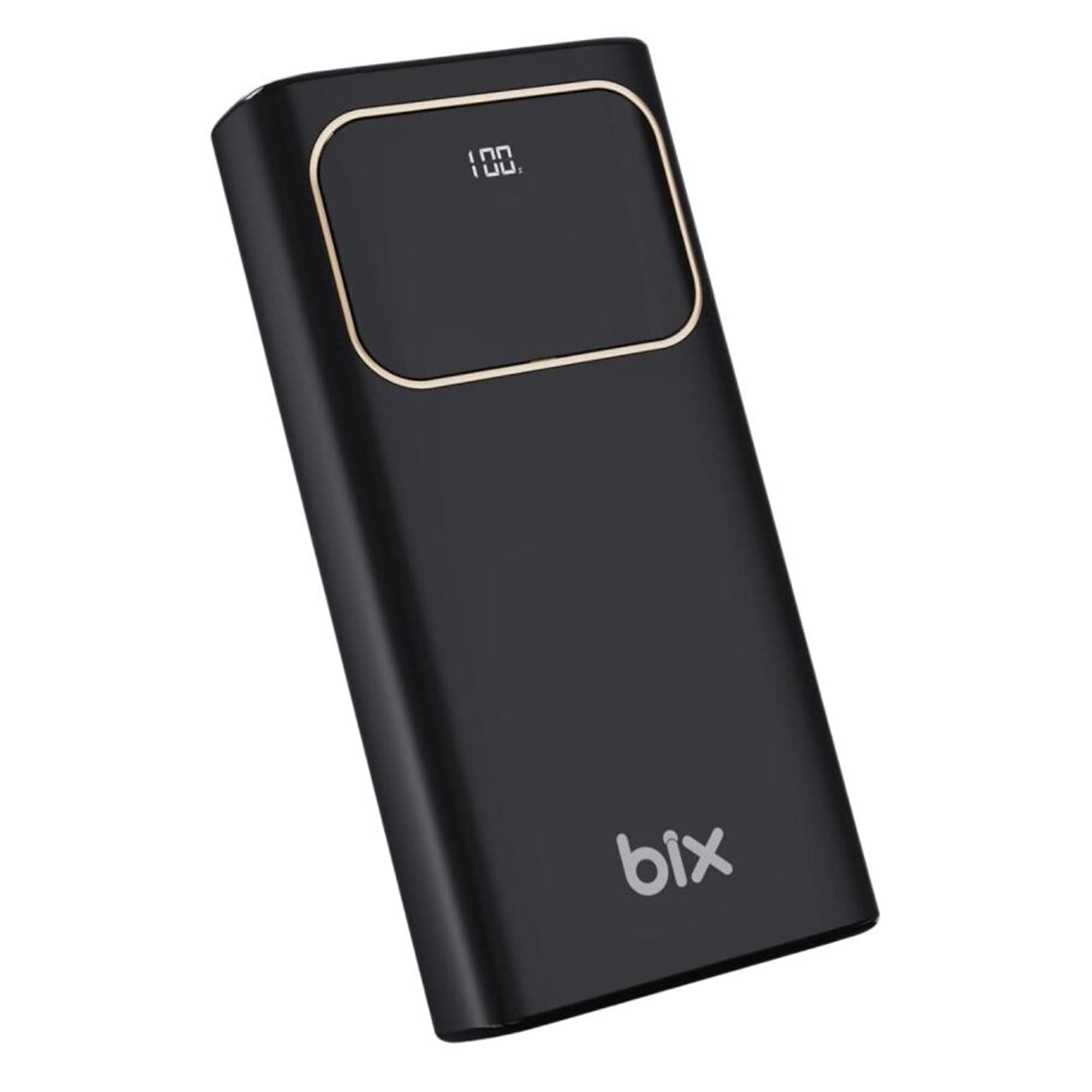 Bix PB303 30000mAh 60W 2*USB-A ve Type-C Pd Çıkışlı Hızlı Şarj Destekli LED Göstergeli Powerbank Siyah