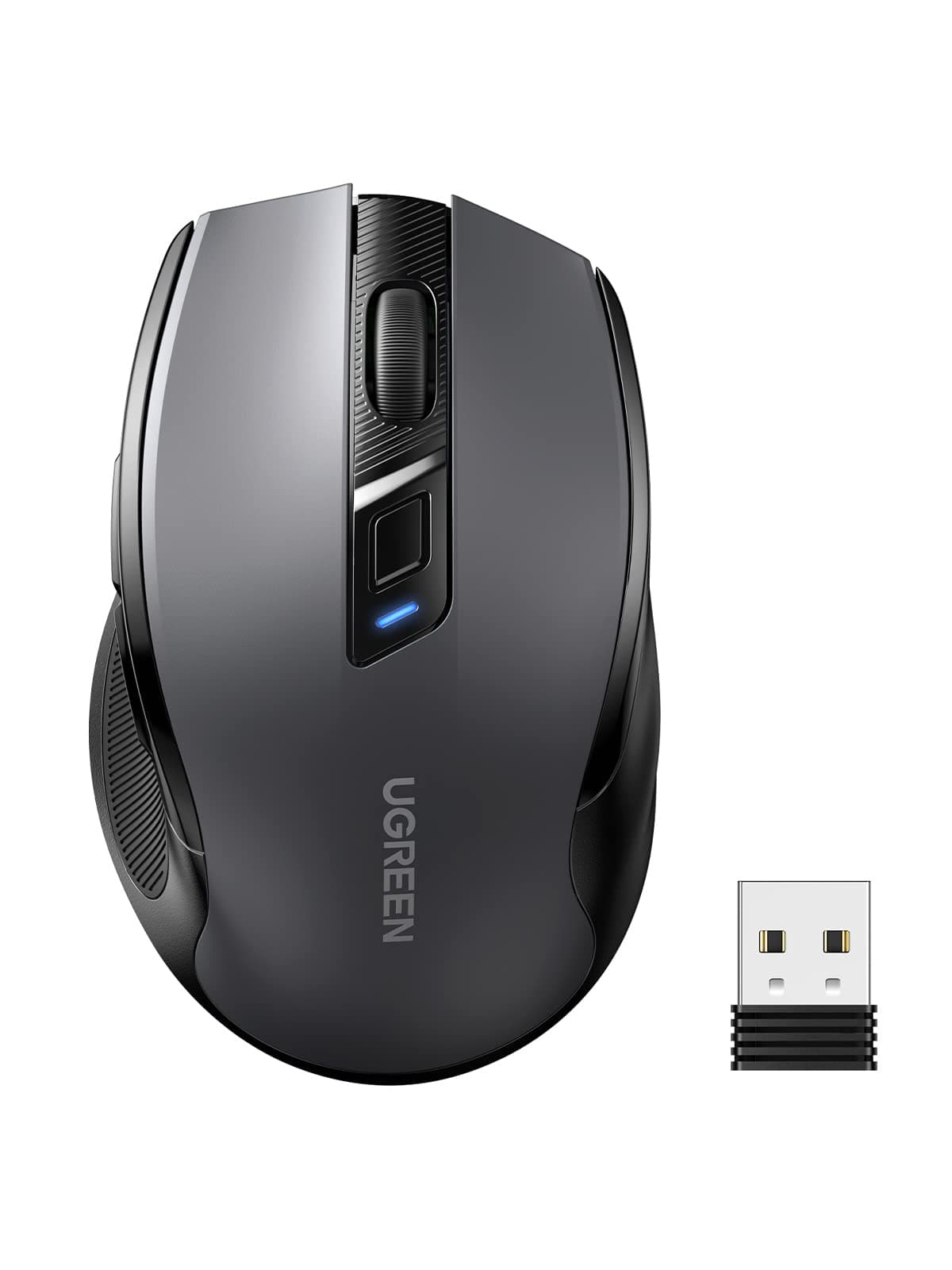 Ugreen Dual Mode 2.4GHz Kablosuz ve Bluetooth 4000DPI Sessiz Optik Mouse