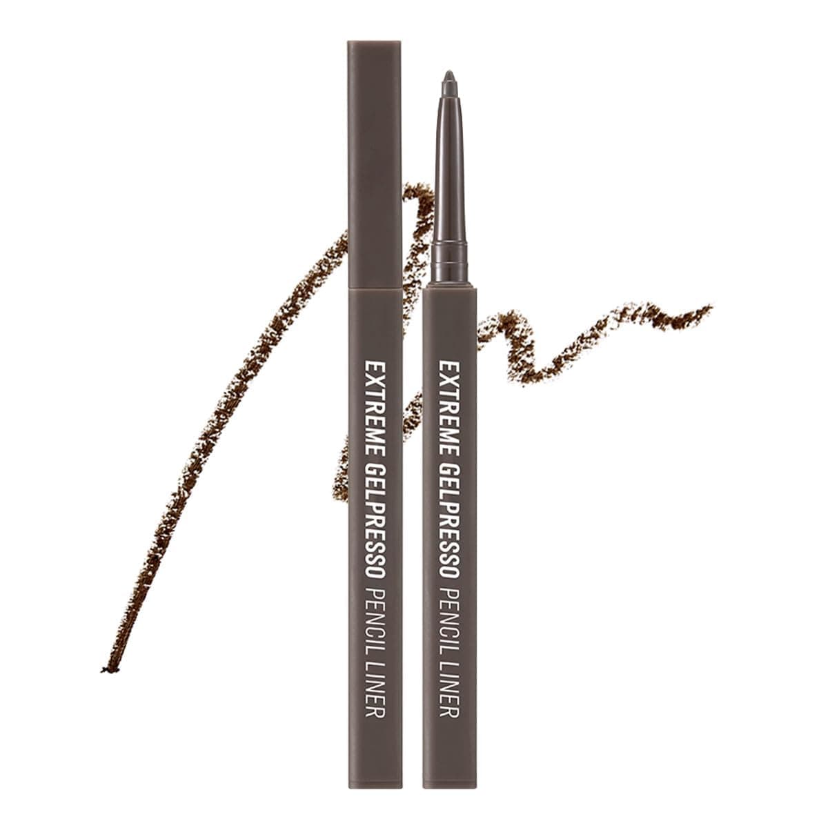 CLIO Suya Dayanıklı, Gün Boyu Kalıcı Kalem Eyeliner Extreme Gelpresso Pencil Liner (01 Black Brown)
