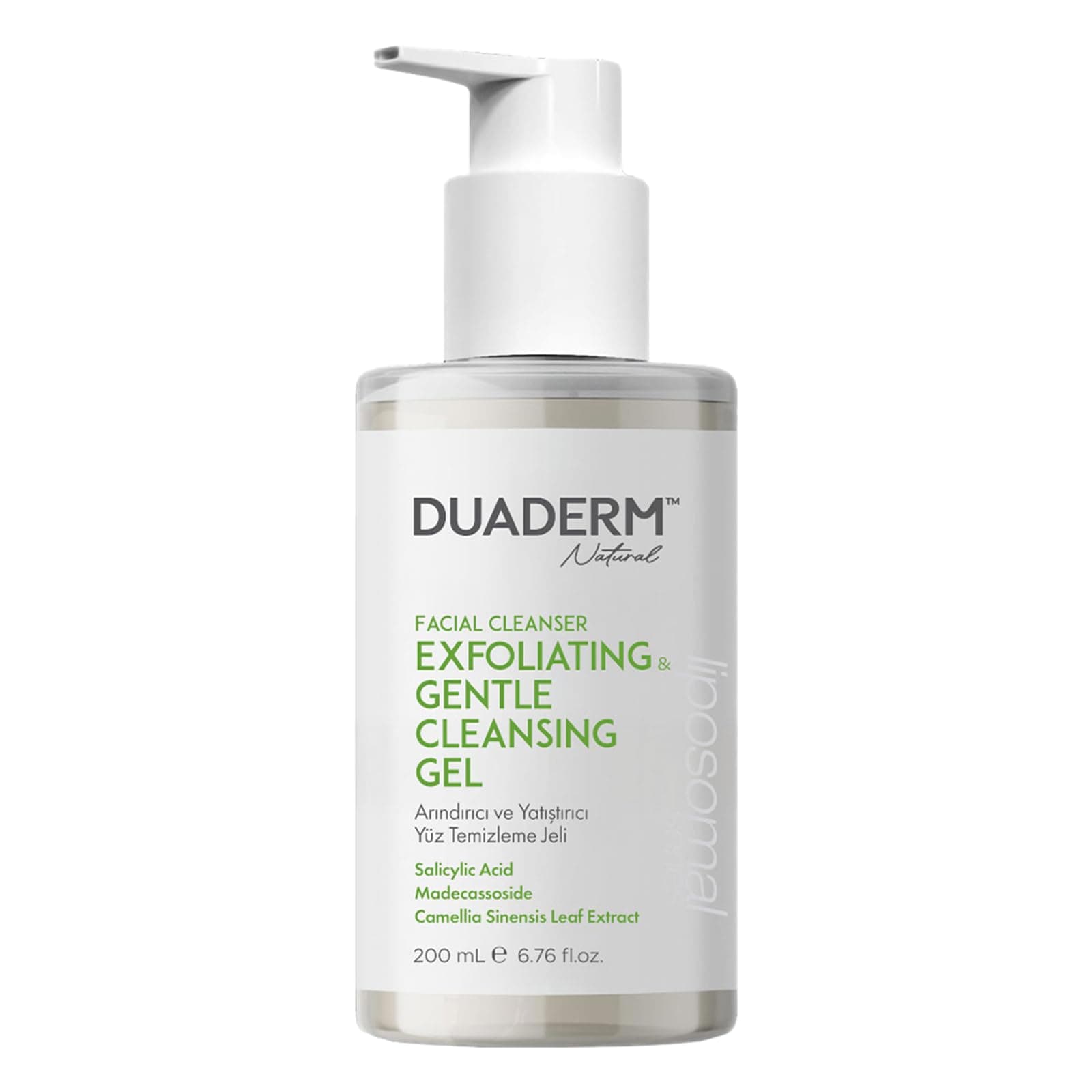 Duaderm Natural Facial Cleanser Arındırıcı ve Yatıştırıcı Yüz Temizleme Jeli 200 ml