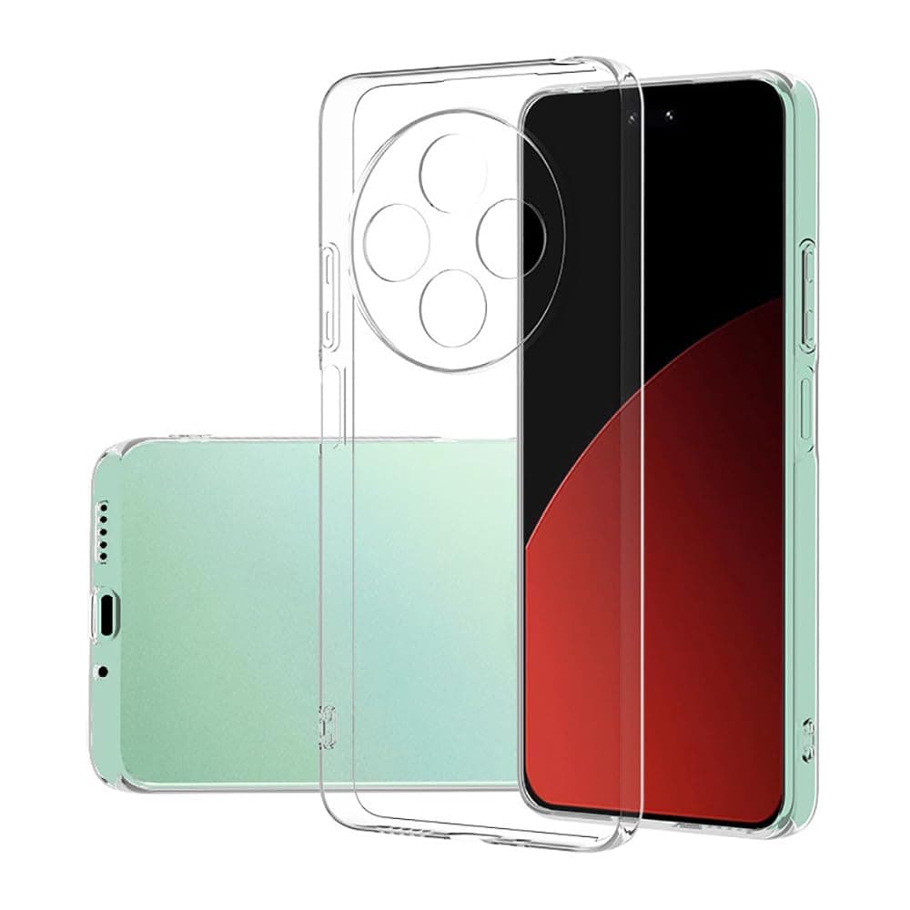 Zore Xiaomi için uyumlu Redmi 14C 4G Kılıf Zore Süper Silikon Kapak Şeffaf