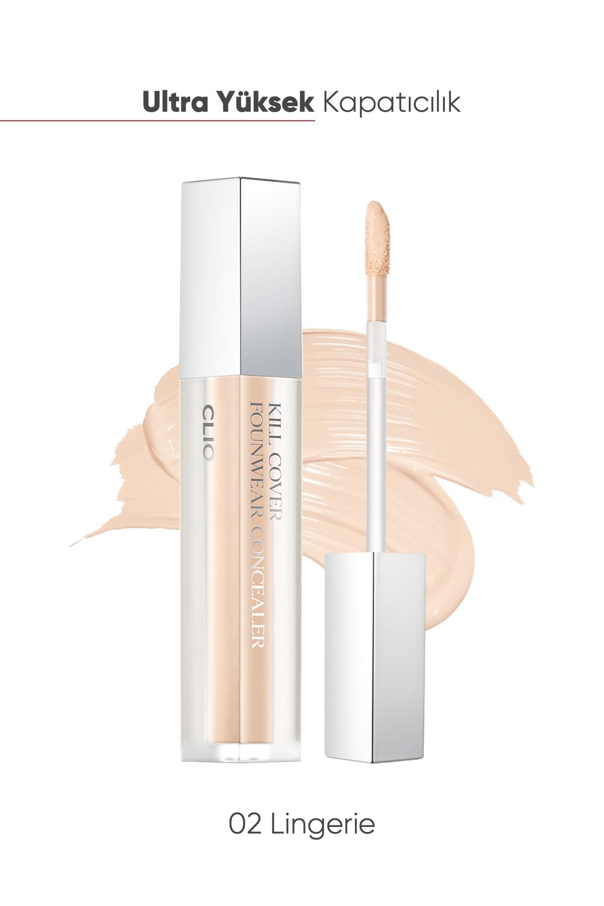 CLIO Yoğun Kapatıcılık Sağlayan Concealer CLIO Kill Cover Founwear Concealer (2 Lingerie)