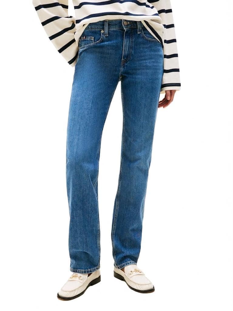 NOS CLASSIC STRAIGHT RW MID BLUE Jeans Kadın