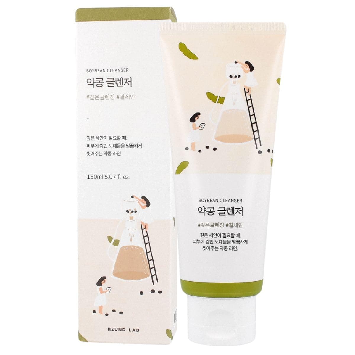 ROUNDLAB Soybean Cleanser Yüz Temizleyici 150ml Cilt Temizleme