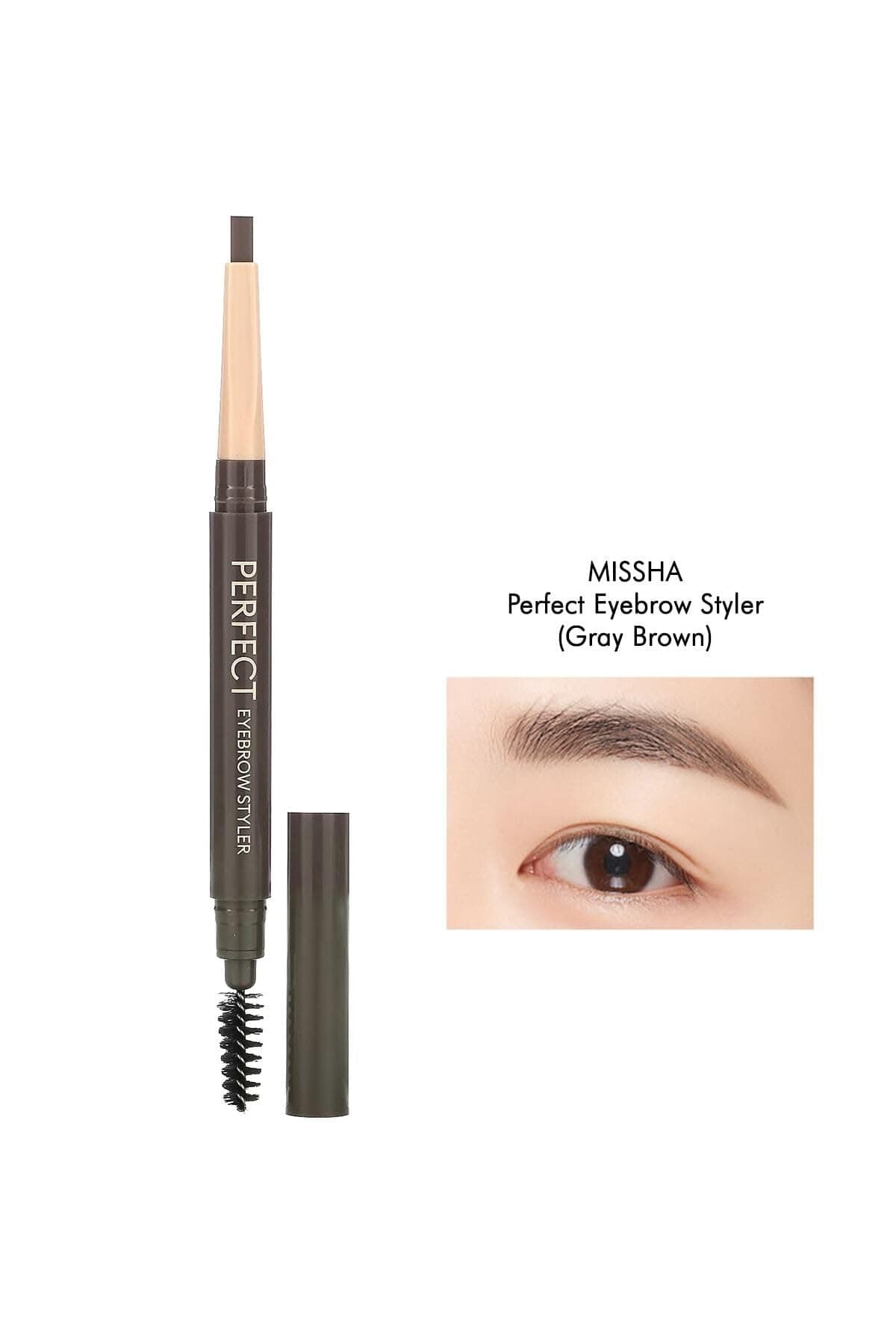 Kolay Uygulama İmkanı Sunan Uzun Süre Kalıcı Kaş Kalemi Perfect Eyebrow Styler (Gray Brown)