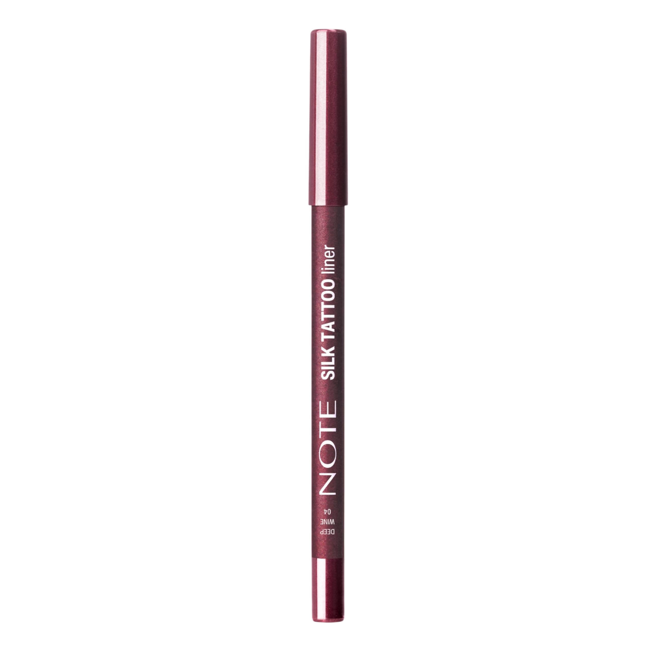 Note Cosmetics Silk Tattoo Liner Suya Dayanıklı İpeksi Jel Göz Kalemi - 04 Deep Wine