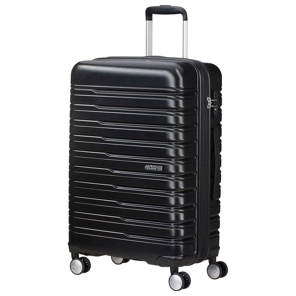 Unisex Yetişkin Tekerlekli Valiz, Shadow Black, Siyah, 67 cm