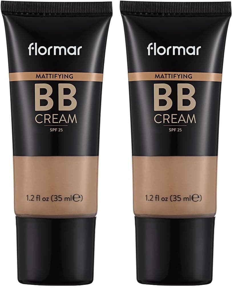 Flormar Yağlı & Karma Ciltlere Özel Parlama Önlemeye Yardımcı SPF25 Mat Bitişli BB Krem 003 LIGHT (2 paketi)