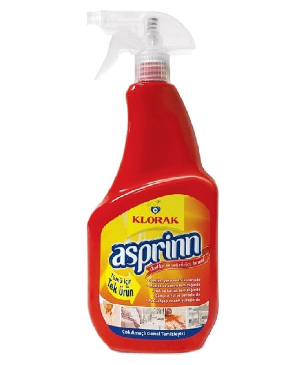 Klorak Asprin Temizleyici Sprey 750 ml