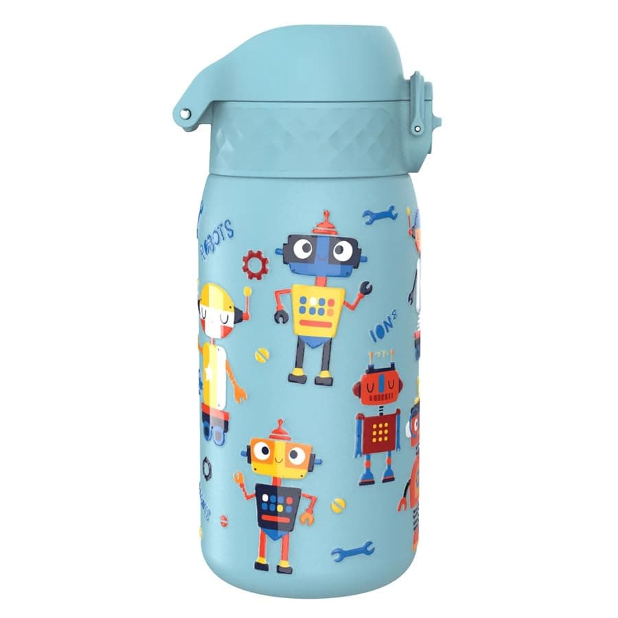 Ion8 - Paslanmaz Çelik Çocuk Suluk - Robotlar - 400 ml - Sızdırmaz