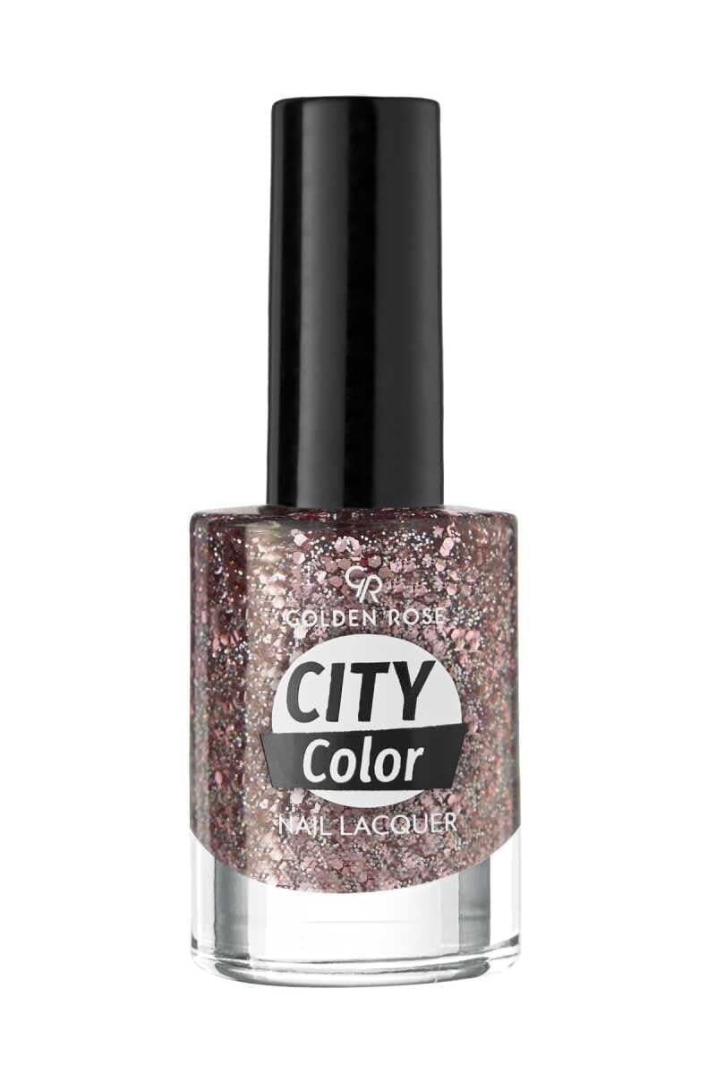 Golden Rose City Color Nail Lacquer Glitter No: 112 - Işıltılı ve Uzun Süre Kalıcı Oje 10.2 ml