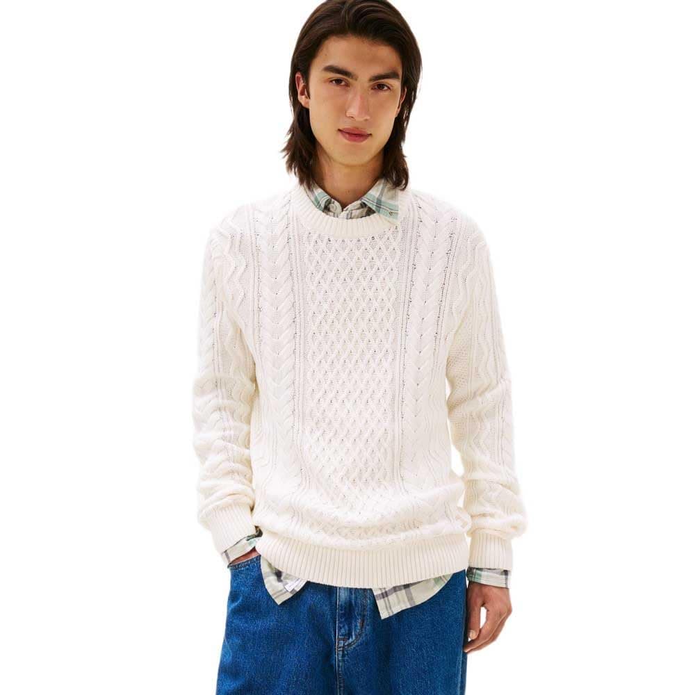TOMMY HILFIGER TJM SLM BADGE CABLE KNIT SWEATER Kazak Erkek