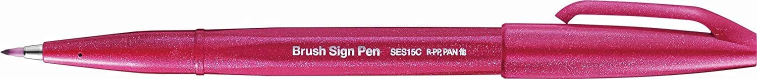 Pentel Sing Pen Brush KIRMIZI