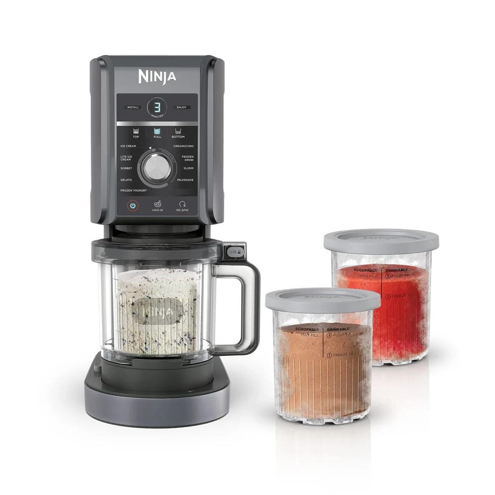 Ninja CREAMi Deluxe 10-in-1 Dondurma ve Frozen Makinesi NC502EU