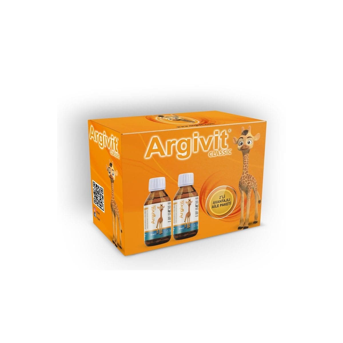 Argivit Classic Şurup 2'Li Aile Paketi 150 ml