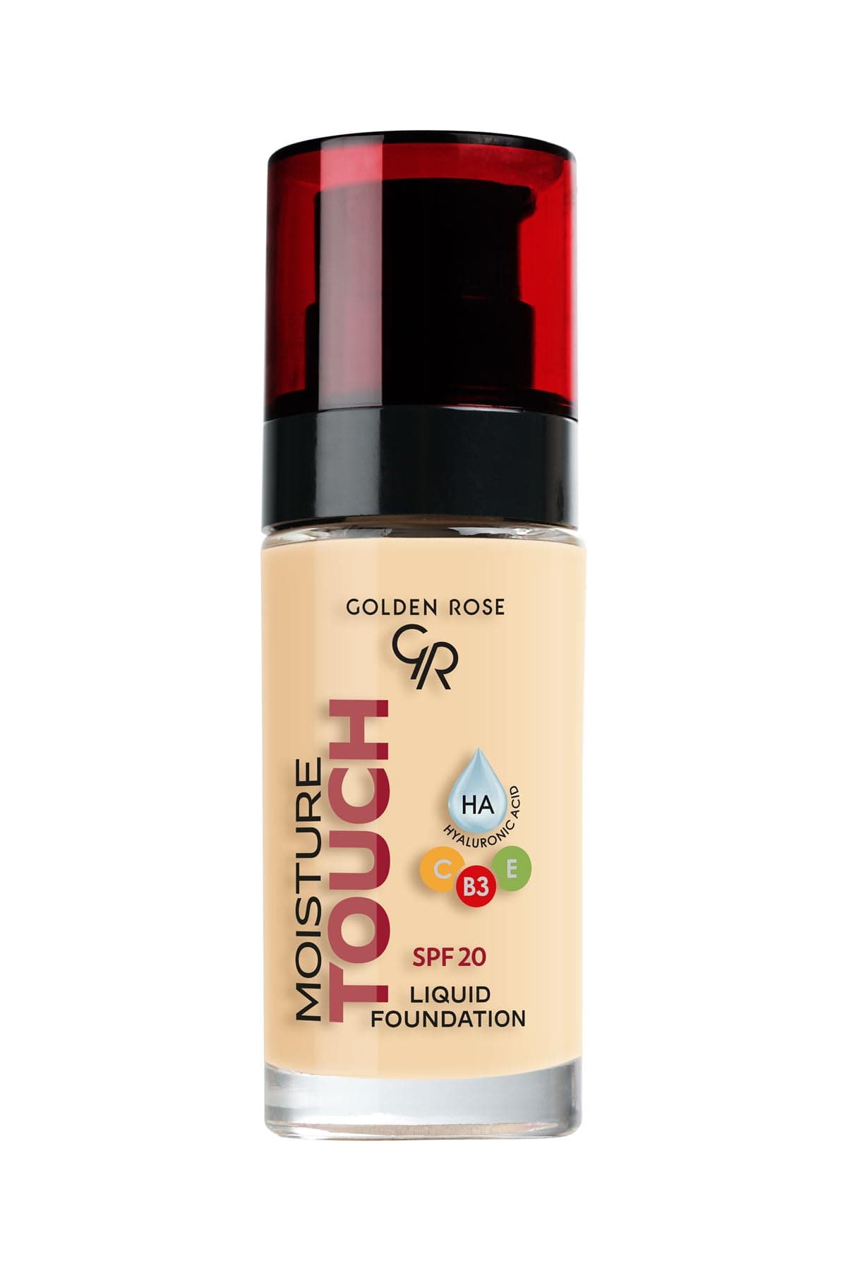Golden Rose Moisture Touch Foundation No: 103 - Hyaluronik Asitli Nemlendirici Fondöten SPF 20-30 ml