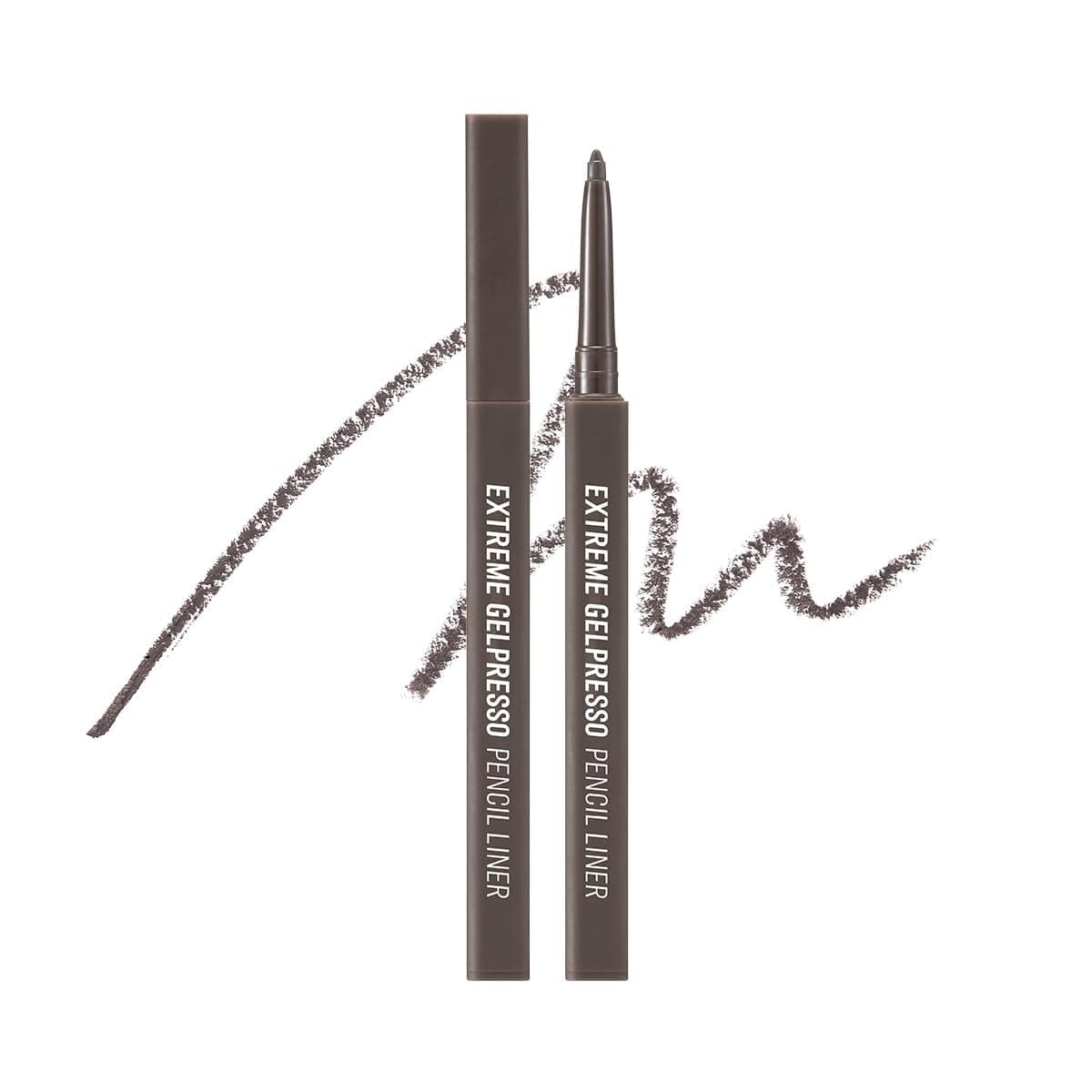 CLIO Suya Dayanıklı, Gün Boyu Kalıcı Kalem Eyeliner Extreme Gelpresso Pencil Liner (04 Gray Brown)